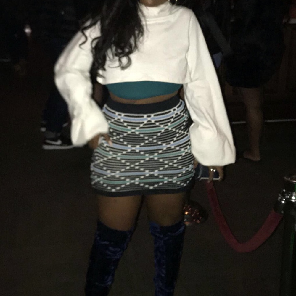 Knit mini skirt - Picture 2 of 5